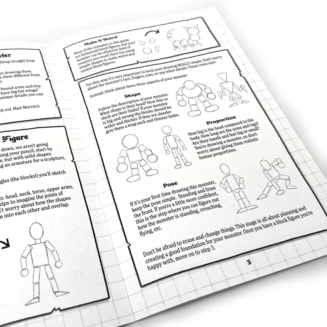 Flik Silverpen's Guide to Drawing Monsters (FSG 21) — JP Coovert